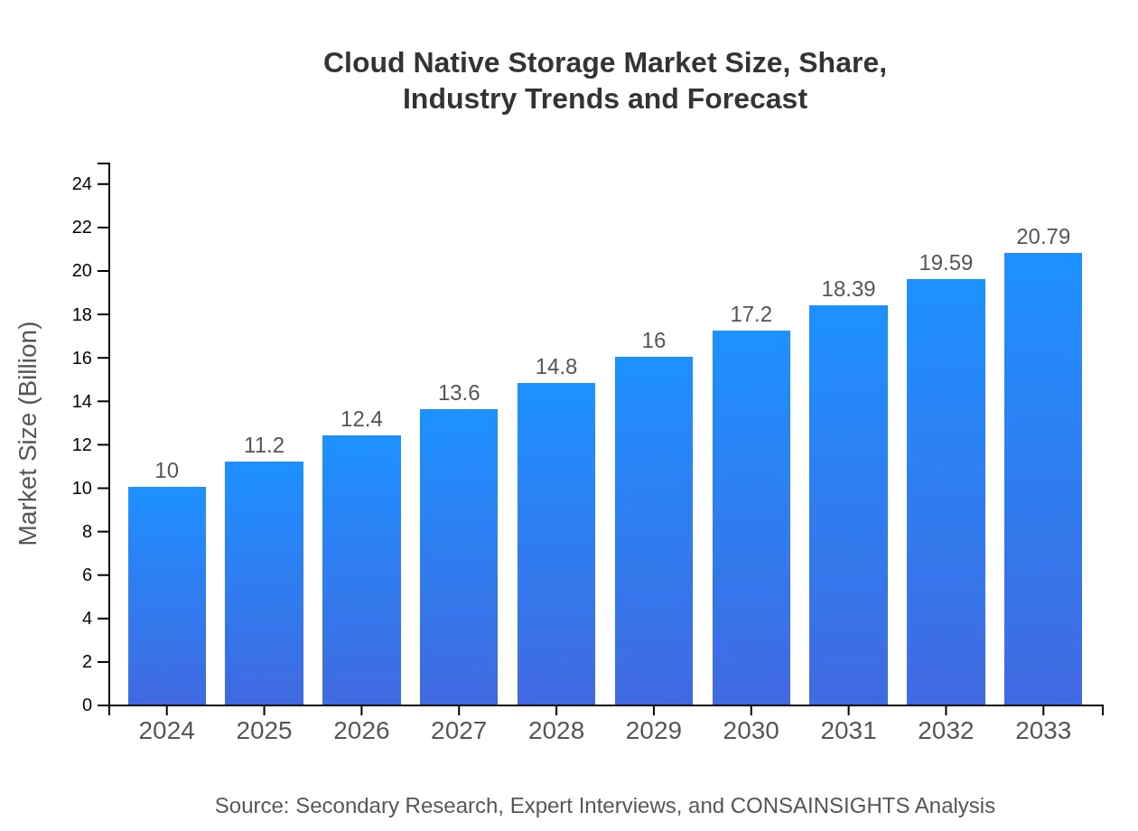  Cloud Native Storage (2024 - 2033)